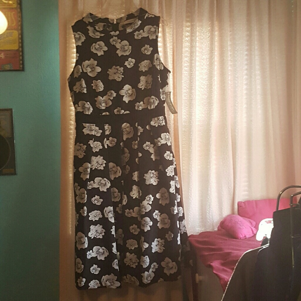 Eva Mendes Freya Fit & Flare Dress